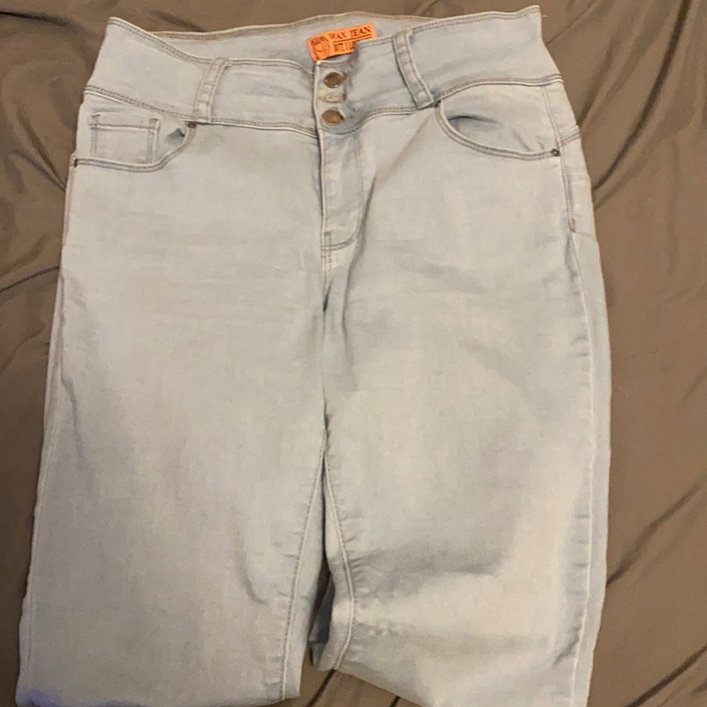 Cotton  ,3 botton blue Jean